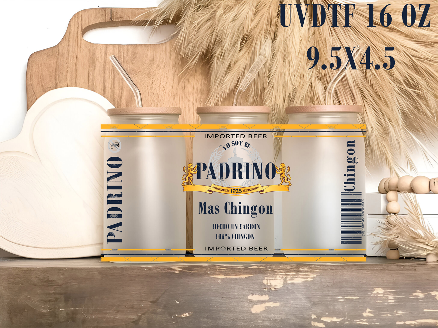uvdtf-modelo chingon -para papa,padrino,hermano,suegro,abuelo 🎁 ¡EL REGALO PERFECTO PARA el padrino ! 🎁