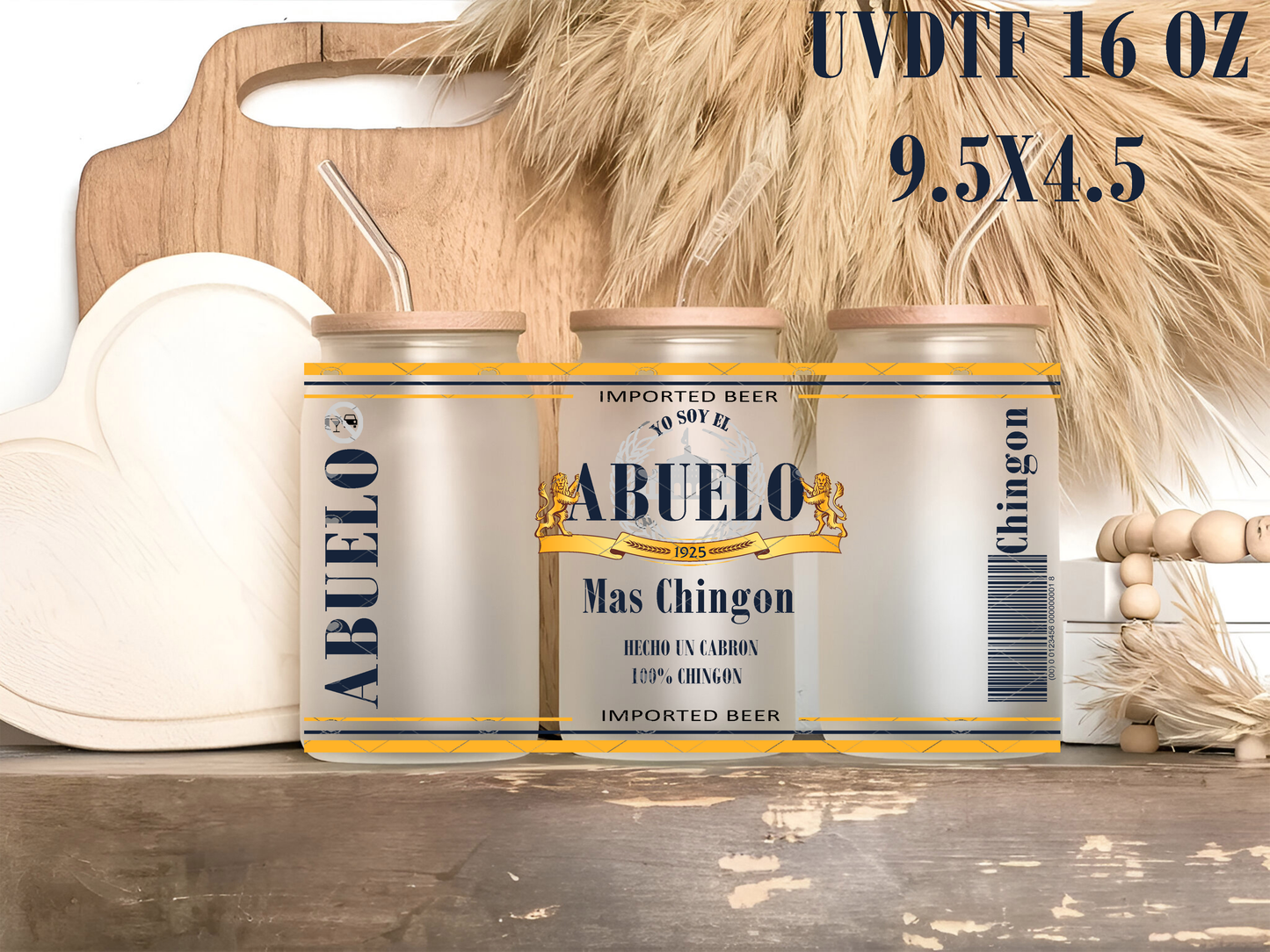 uvdtf-modelo chingon -para papa,padrino,hermano,suegro,abuelo 🎁 ¡EL REGALO PERFECTO PARA el padrino ! 🎁