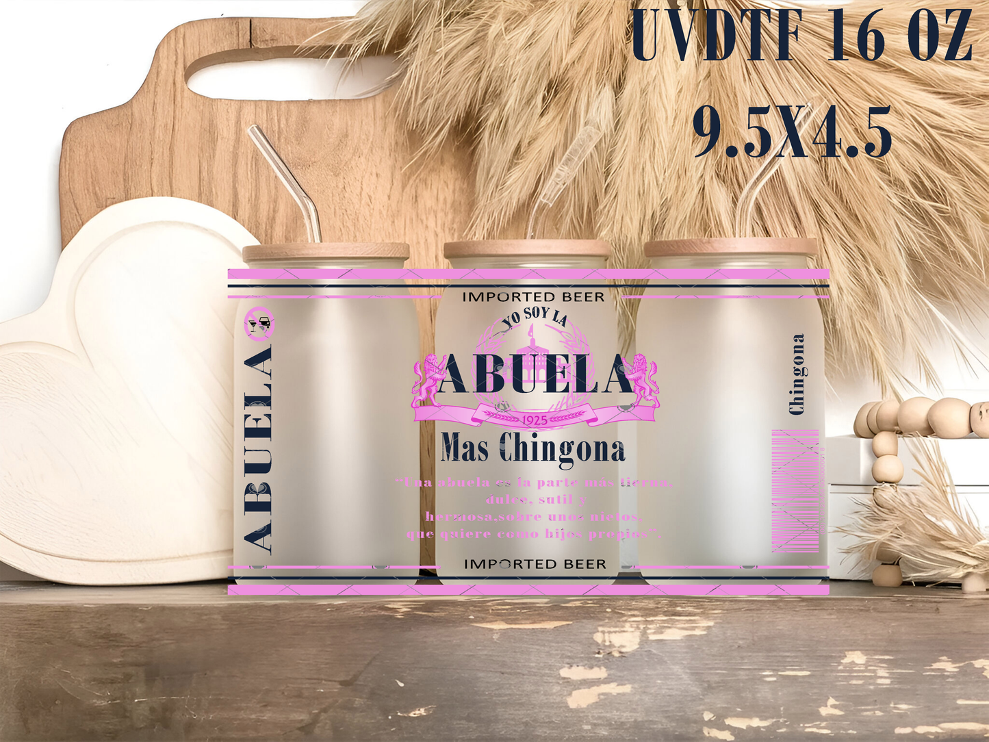 UVDTF ABUELAMODELO "Abuela Más Chingona" 🩷