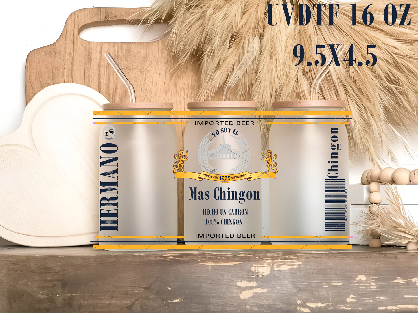 uvdtf-modelo chingon -para papa,padrino,hermano,suegro,abuelo 🎁 ¡EL REGALO PERFECTO PARA el padrino ! 🎁
