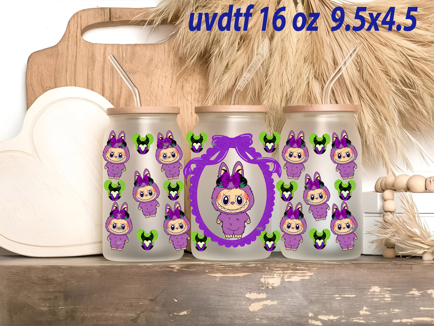 labubu uvdtf 🌺✨ ¡Dale vida a tus vasos con nuestro diseño exclusivo UVDTF! ✨🌺