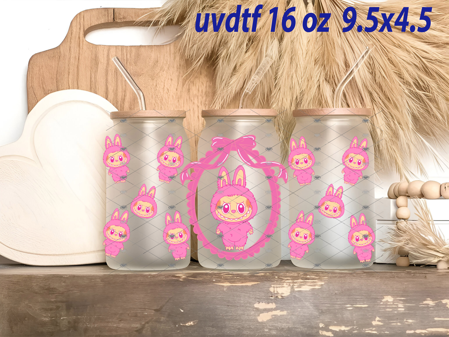 labubu uvdtf 🌺✨ ¡Dale vida a tus vasos con nuestro diseño exclusivo UVDTF! ✨🌺