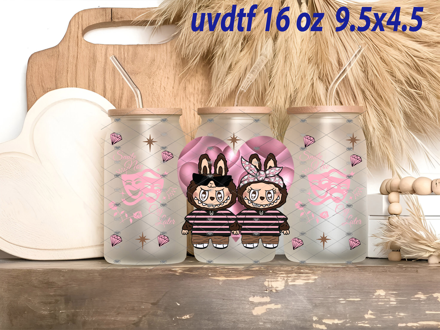 labubu uvdtf 🌺✨ ¡Dale vida a tus vasos con nuestro diseño exclusivo UVDTF! ✨🌺