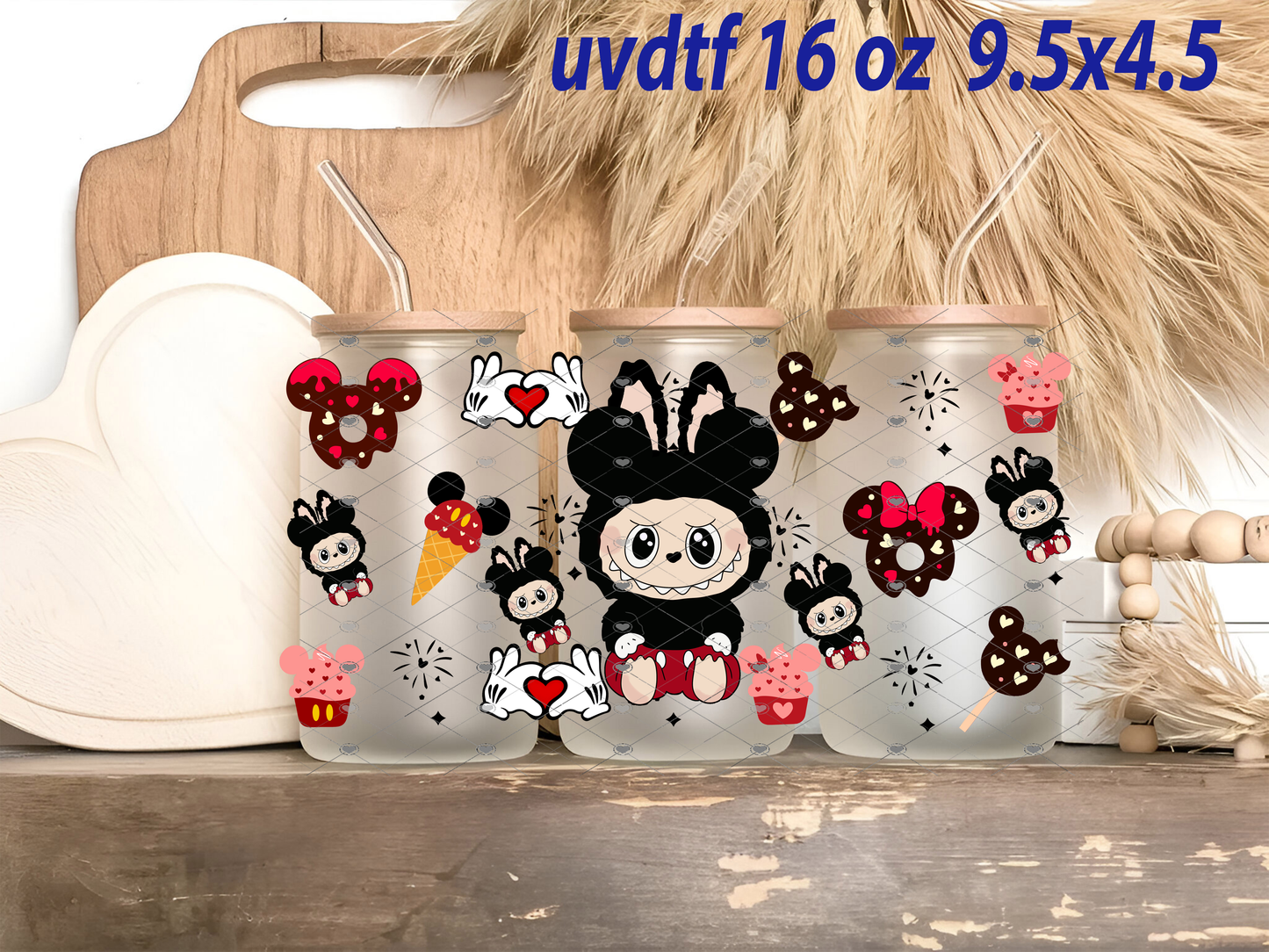 labubu uvdtf 🌺✨ ¡Dale vida a tus vasos con nuestro diseño exclusivo UVDTF! ✨🌺