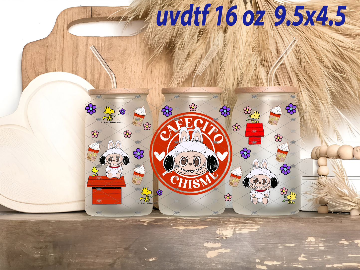 labubu uvdtf 🌺✨ ¡Dale vida a tus vasos con nuestro diseño exclusivo UVDTF! ✨🌺