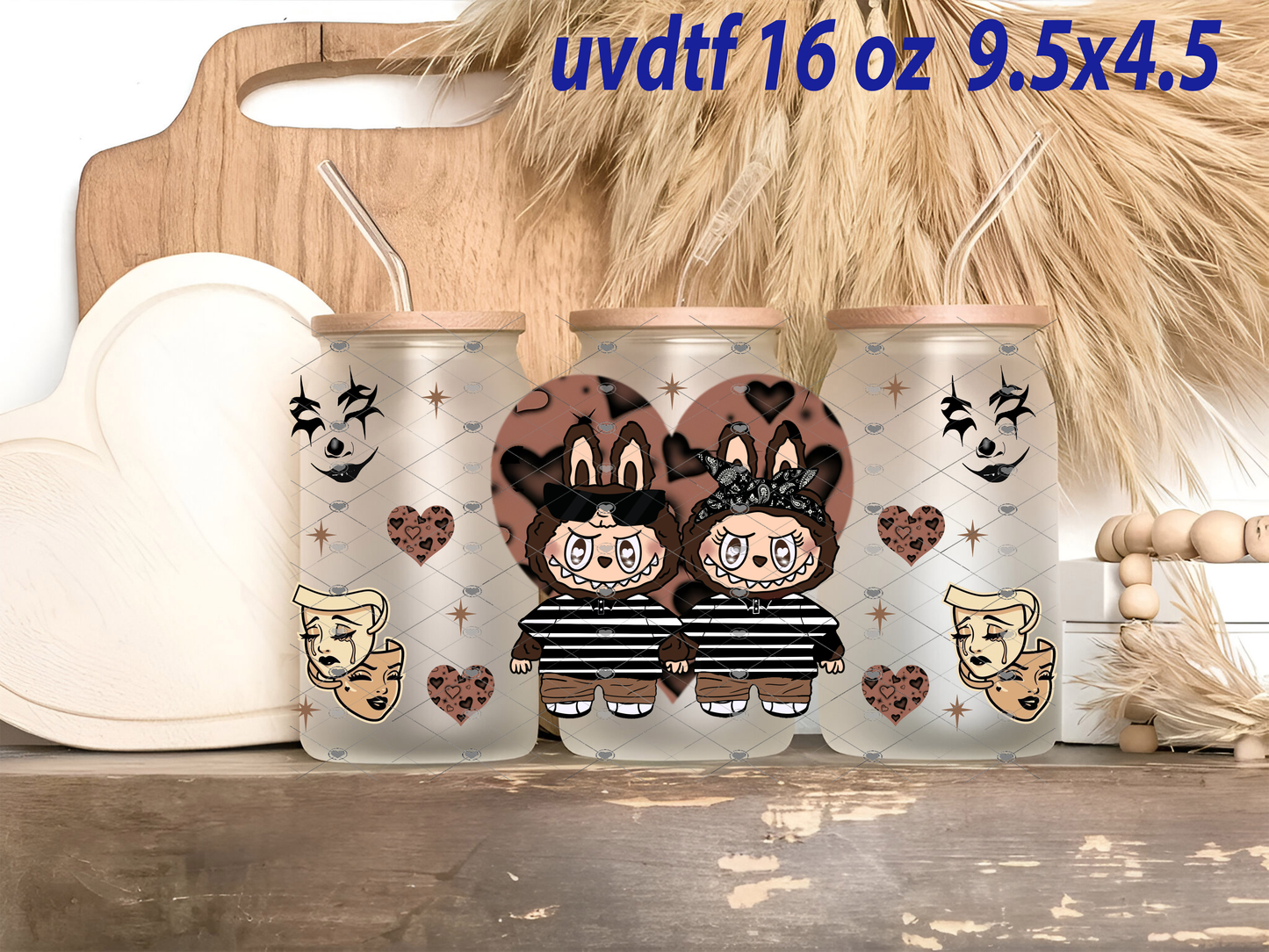 labubu uvdtf 🌺✨ ¡Dale vida a tus vasos con nuestro diseño exclusivo UVDTF! ✨🌺