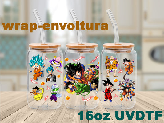 Dragon Ball uvdtf wrap/envoltura