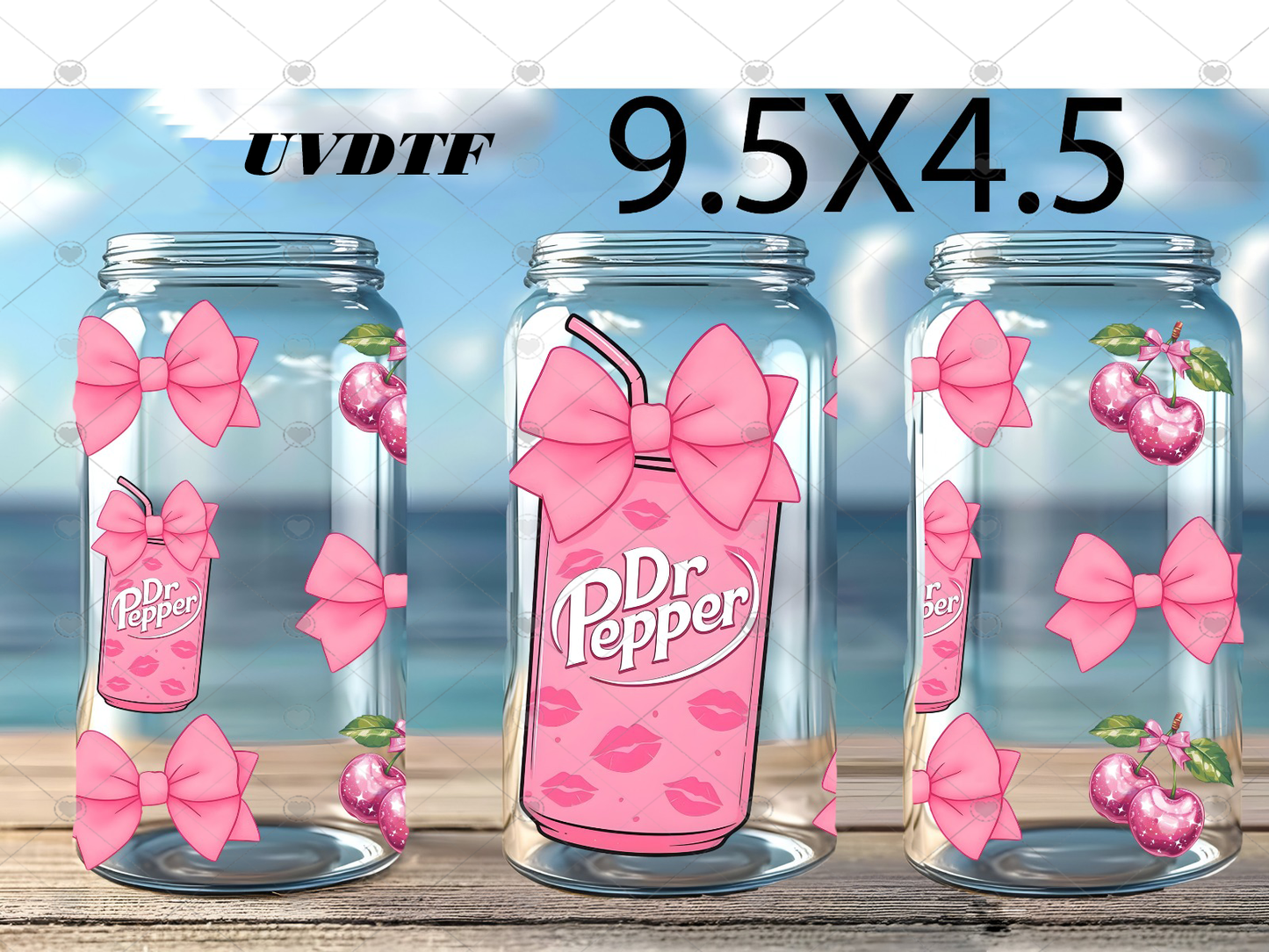 uvdtf-inspirado en la icónica bebida Dr. Pepper,