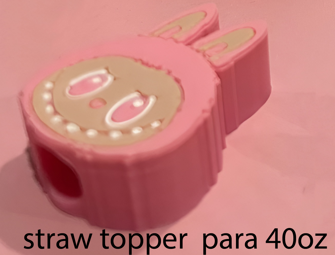 straw topper labubu para 40 oz