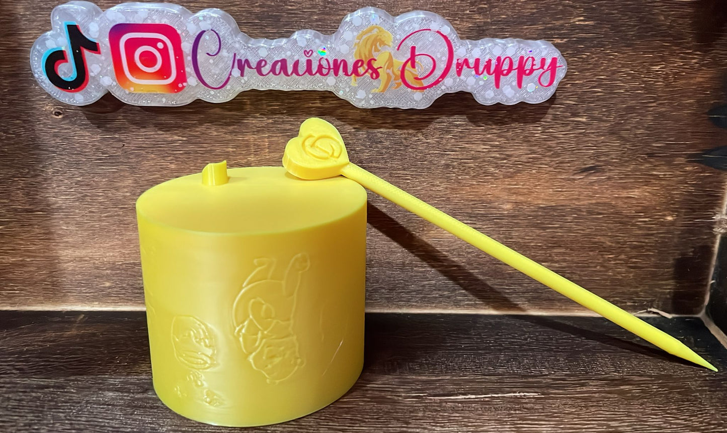 Funnel - Embudo XL con dibujos animados grabados en 3d