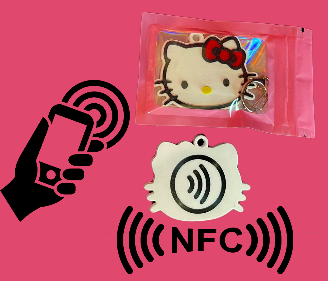 NFC for Social Media🌸 ¡Nuevo! NFC de gatita 🌸 Dale un toque kawaii