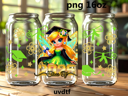 uvdtf hermos diseno de ada verde  para graduacion 2025
